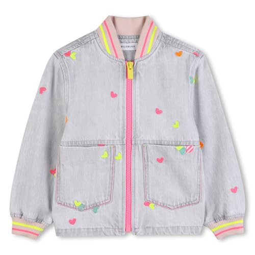 Billieblush Jeansjacke Mädchen Grau 8 Jahre