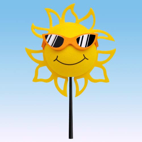 Coolballs California Sunshine Orange Sunglasses Car Decor Antenna Ball Auto Accessory