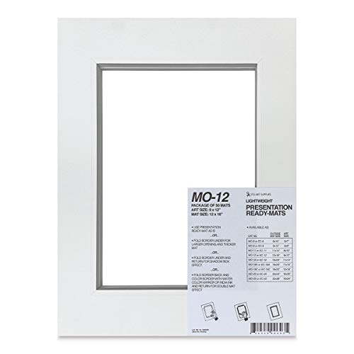 STU-Art Economy Light-Weight Ready-Mats, 12