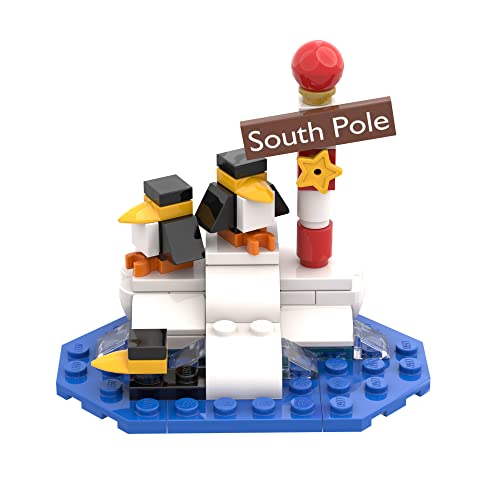 Penguins on Iceberg | Custom kit made with LEGO Bricks | Instructions Included