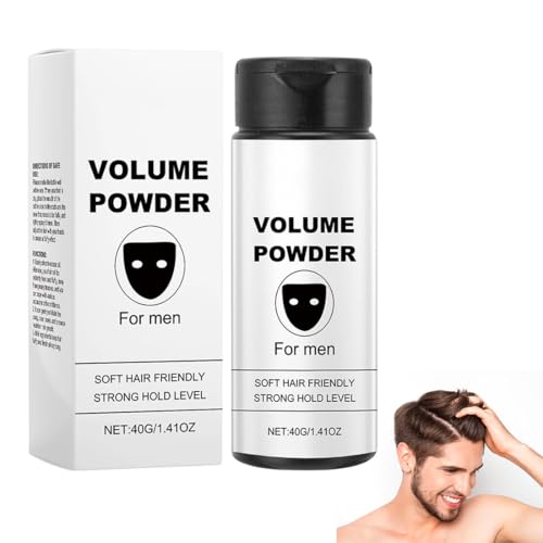 EIROVYA 1 PCS polvo texturizante para hombres, fácil de aplicar, da volumen y textura instantánea,polvos pelo hombre,ingredientes naturales, fijación fuerte para el cabello.