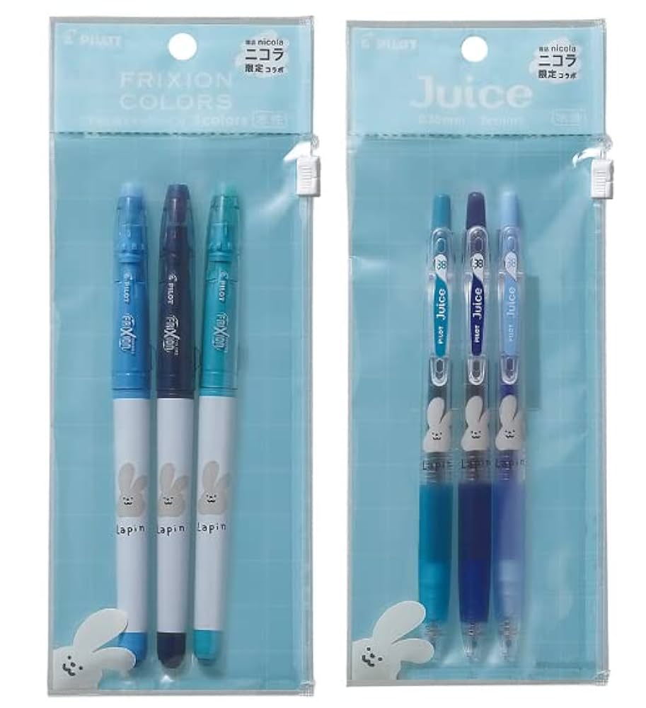 PILOT ジュース　juice   【限定】ニコラ　コラボ　ボールペン　9袋 PILOT（文具） 在庫処分 限定品 ジュース × ニコラ（nicola