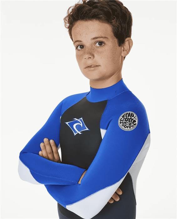 RIP CURL Junior Omega 5/3mm Back Zip Wetsuit 13NBFS - Blue