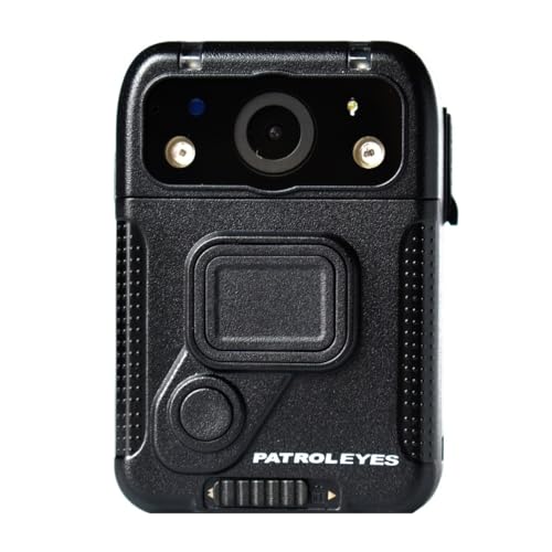 PatrolEyes IRIS 2K GPS Touch Screen HD 128GB 8 Hour Battery Law Enforecment Password Protected Police Body Camera