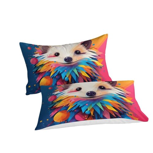 Housse de couette avec fermeture éclair 140x200 lit single HedgePorcs