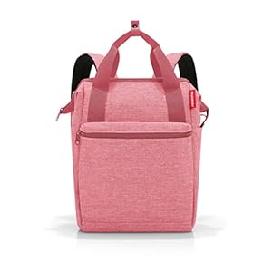 reisenthel allrounder R – Sac à dos et sac de transport en un – Avec languette d’insertion pour trolley de voyage, Couleur:twist berry