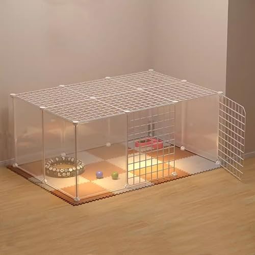 Indoor Cat Cage Playpen - Spacious Enclosure for Kittens, Durable Cat Crate, Safe Cat Cages for Indoor Use, Large Cat Play Area, Pet Safe Space