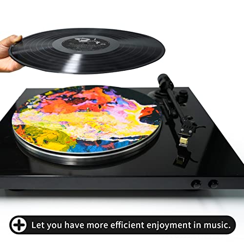 3Mm Turntable Mat, Slipmat Anti-Static For 12 Inches Lp Vinyl Record High-Fidelity Audiophile Acoustic Sound Support, Help Reduce Noise Due To Static And Dust (Mixed Color) #TOP4