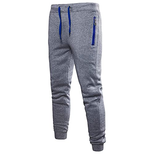 Pantalones de entrenamiento de hombre que no se caen gracias a sus cordones resistentes de ocio