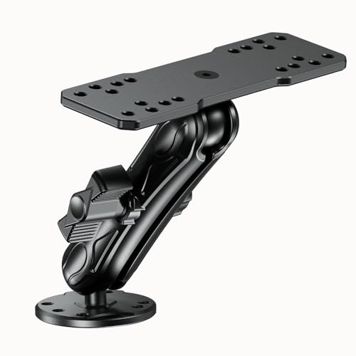 LOKTENWO Aluminum Alloy Fish Finder Mount, Marine Electronic Mount