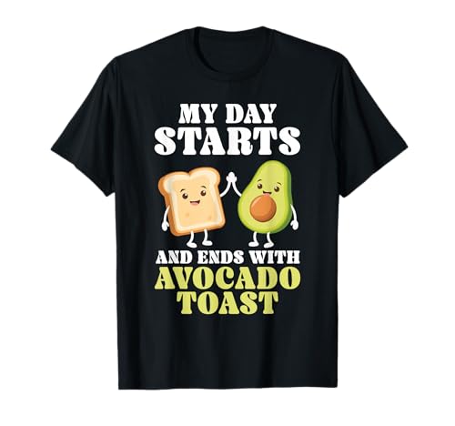 Avocado Toast Lover Vegetarian Food Guacamole Foodie T-Shirt