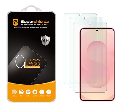 Supershieldz (3 Pack) Designed for Samsung Galaxy S25+ / S25 Plus Tempered Glass Screen Protector Anti Scratch Bubble Free
