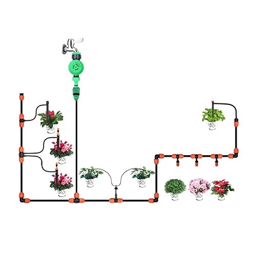 Bureze New Multi-function Automatic Watering Kit DIY Home Balcony Flower Garden Irrigation System Different Nozzles Spike Emitters