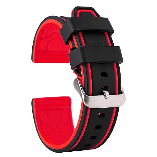 20mm 22mm 24mm 26mm VRrvxg h XeXX`[obNt oCJ[ ubN u[/zCg/IW/CG[/bh/O[ 22mm+Black +Red Edge