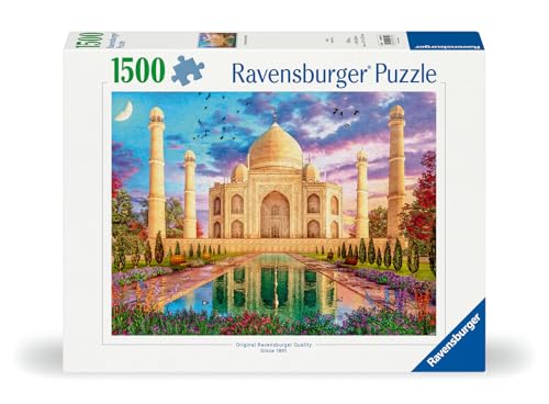 Ravensburger Taj Mahal Rompecabezas de 1500 Piezas | Imagen Cautivadora | Superficie Antirreflejante | Cada Pieza Única con Tecnología Softclick miniatura 2