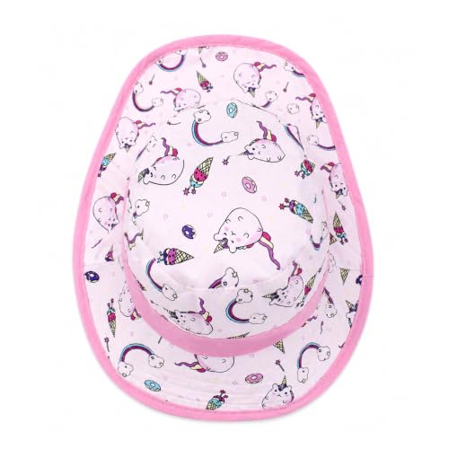 Image of VRITRAZ Sun Protection UPF50+ Bucket Hat Toddler Summer Beach Play Hats with Neck Flap for Girl, Boy, Kids Summer Hat, Bucket Hat for Kids Ages 3-10 Years