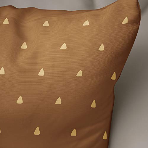 BonaMaison Fodera per Cuscino Toni marroni Cotone