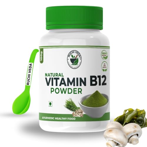 Image of Vitamin B12 Powder - Increase B12, Boost Immunity, Digestion, and Energy Naturally with Plant-Based Powder (100gm)