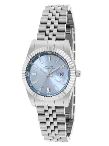 Image of French Connection | Blue Dial with Date Display | Quartz Watch for Women - FCN0119USM