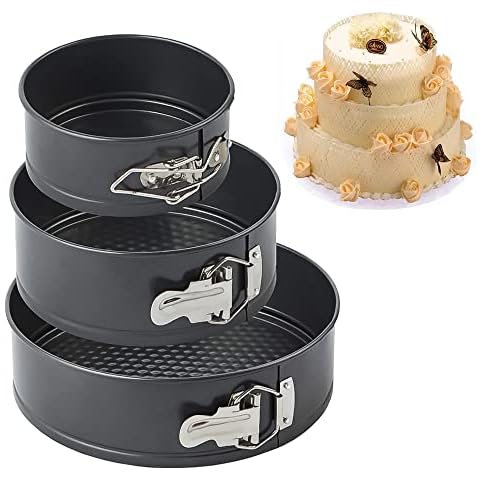 Juego de Moldes de Resorte Antiadherentes para Pasteles Cover