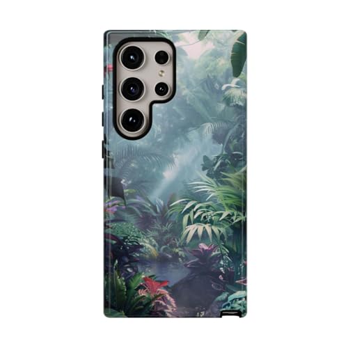 Coque S24 Ultra jungle tropicale pour sublimer vos photos en terrasse