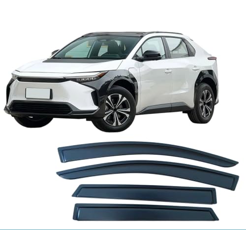 Garde pluie Toyota BZ4X élimine la buée et le bruit de vent sur route