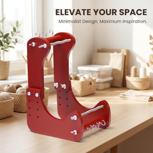 Telar de pulseras para principiantes: soporte ajustable de pie que facilita el tejido 8