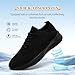 DLWKIPV Womens Walking Shoes Sneakers Sports Workout Gym Shoes for Running Tennis Athletic Casual Shoes Jogging Lightweight Breathable Comfortable Fashion Black US 8.5