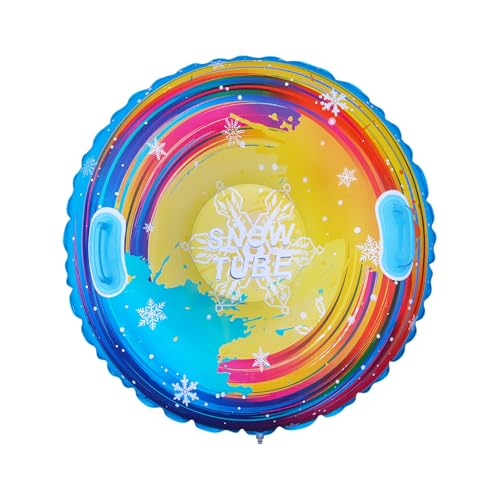 Tubes De Neige Gonflables pour Adultes | 85 Centimètres de Longueur Résistant au Froid - avec Poignées et Tube à Neige Gonflable - pour Famille et Garçons Filles Amusement Ski et