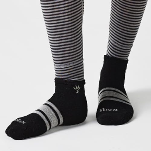 IBEX Light 1/4 Cushion Unisex Merino Wool Ankle Socks | Lightweight Quarter Socks with Arch Support & Reinforced Toe & Heel4