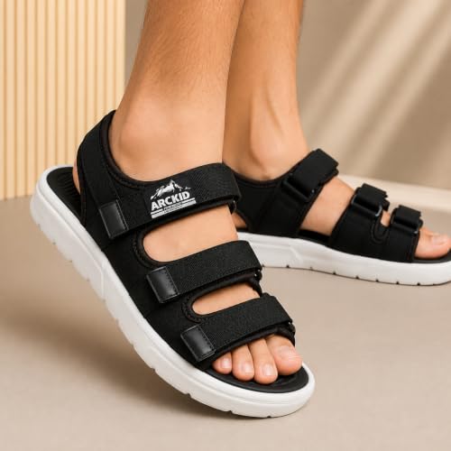 Image of ARCHID Kids Boys Sandals with Back Strap | Lightweight EVA Sole | Comfortable Anti-Slip Casual Sandals for Boys | Outdoor, Indoor, Travel & Everyday Footwear