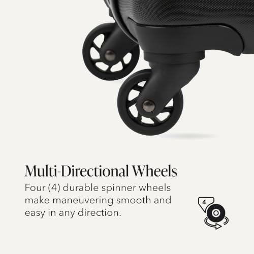 Image of SwissGear 7366, Black, 2-Piece Set (19 /27), Signature Hardside Expandable Luggage With Spinner Wheels