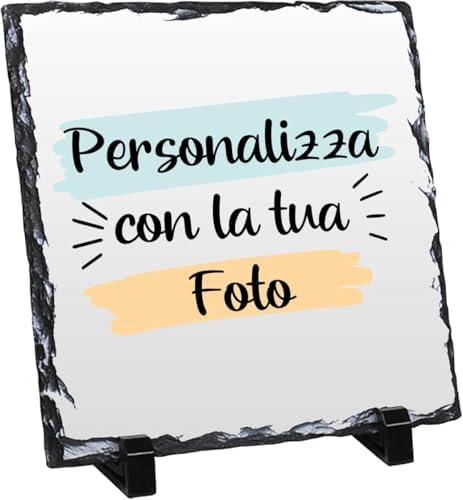 Woopers Foto su Pietra di Ardesia Personalizzata con Immagine e S...
