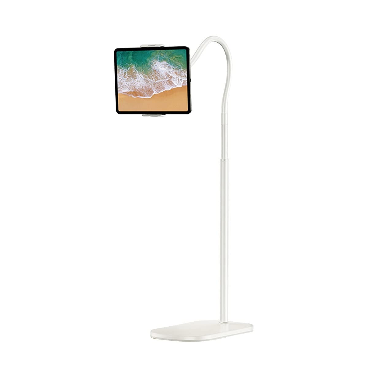 BKHsgDXJ Phone stand For Bed Adjustable Universal Tablet Holder with Flexible Arms for Standing Sitting Lying Down Use(White,1.1M)