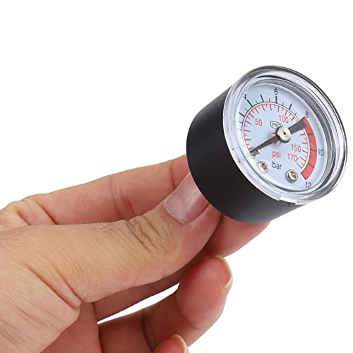 Wobekuy 0-12BAR 0-170PSI 10mm filettatura gas Air