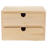 Meuble de rangement à tiroirs : que vous ayez besoin de ranger des fournitures de bureau, du maquillage ou d’autres petits objets, ce meuble de rangement en bois est la solution idéale
