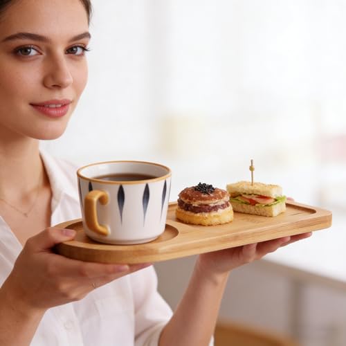 Assiette de présentation à compartiments anti-mélange de snacks