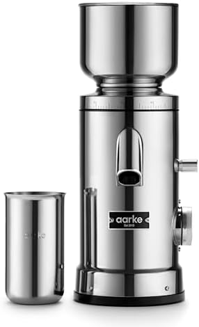 Aarke Coffee Grinder - Electric Coffee Bean Grinder, Stainless St...