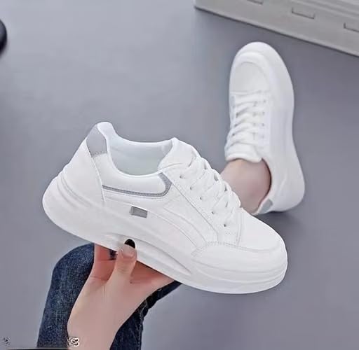 Image of Women Casual Stylish Sneakers I Cushioned Insole I All Day Comfortable I Lightweight and Stylish Shoes for Girls