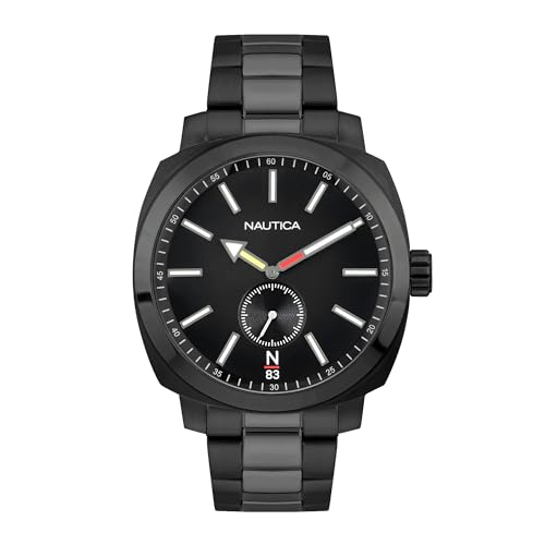 Image of Nautica Square 46mm Black Dial Analog Men Watch - NAPMYF322