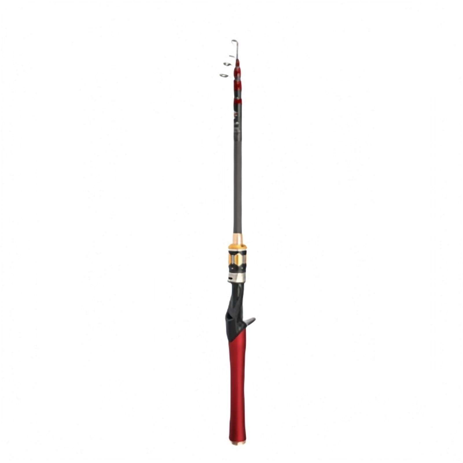 Canna da lancio telescopica 1,8 m/2,4,7 m Pesca alla carpa in fibra di carbonio viaggio portatile for spigole e barracuda