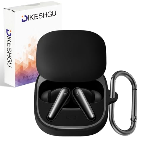 DIKESHGU For Anker Soundcore Liberty 5 ケース Soundcore Liberty 5カバー TPU製 全面保護 落下防止 キズ防止 耐衝撃 防水 防塵 軽量小型 カラビナ付き Soundcore Liberty 5