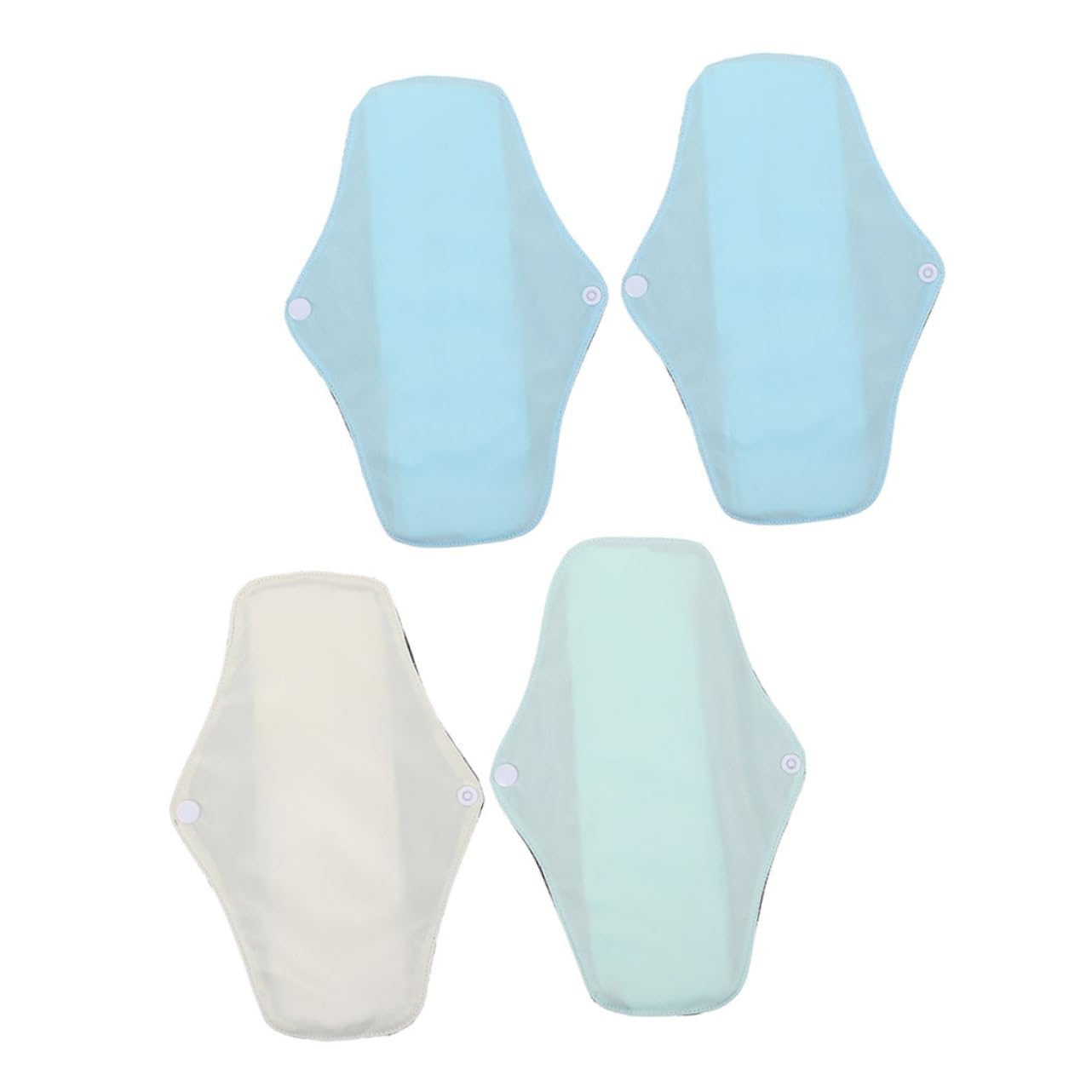 Gogogmee 4pcs Mesh Cloth Sanitary Napkin Circumcision Panty Cloth Period Pads Reusable Panty Liners Charcoal Menstrual Pads Organic Feminine Pads Charcoal Reusable Pads Feminine Napkin Pul