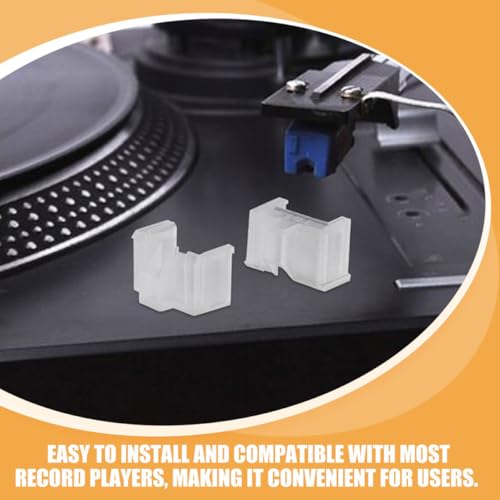 Fundas para aguja de tocadiscos 3600l juego de 3 cubiertas protectoras plásticas de vinilos 3