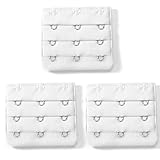 Celldeal BH-Erweiterung, für trägerlose Unterwäsche, mit 3 Haken, 3 Stück Gr. Einheitsgröße, weiß