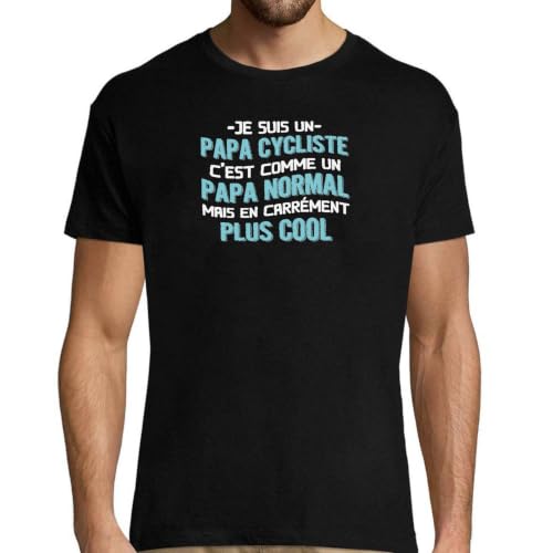 T-shirt vélo homme cadeau anniversaire humour imprimé en France pour cycliste