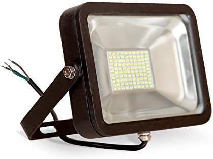 LLT LED Compact Floodlight SMD Outdoor Landscape Security Waterproof 50W 5000K (Daylight)