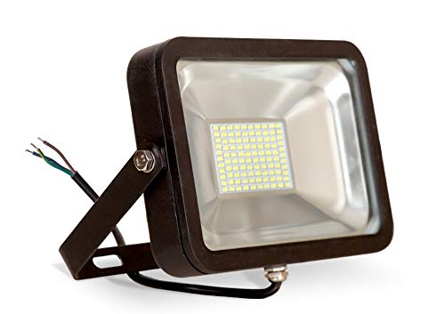 LLT LED Compact Floodlight SMD Outdoor Landscape Security Waterproof 50W 5000K (Daylight)