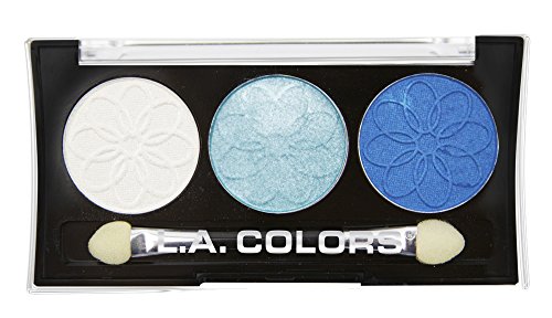 L.A. COLORS 3 Color Eyeshadow Forget-Me-Not 0.19 Ounce