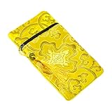 [ＨＡＭＩＬＯ] 宝くじ入れ 開運グッズ 通帳入れ お守り入れ 袋 風水 幸運 ポーチ ケース (富貴花)